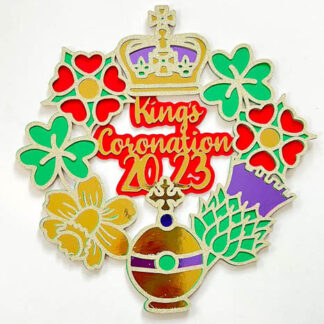 Free Layered King’s Coronation SVG cut file